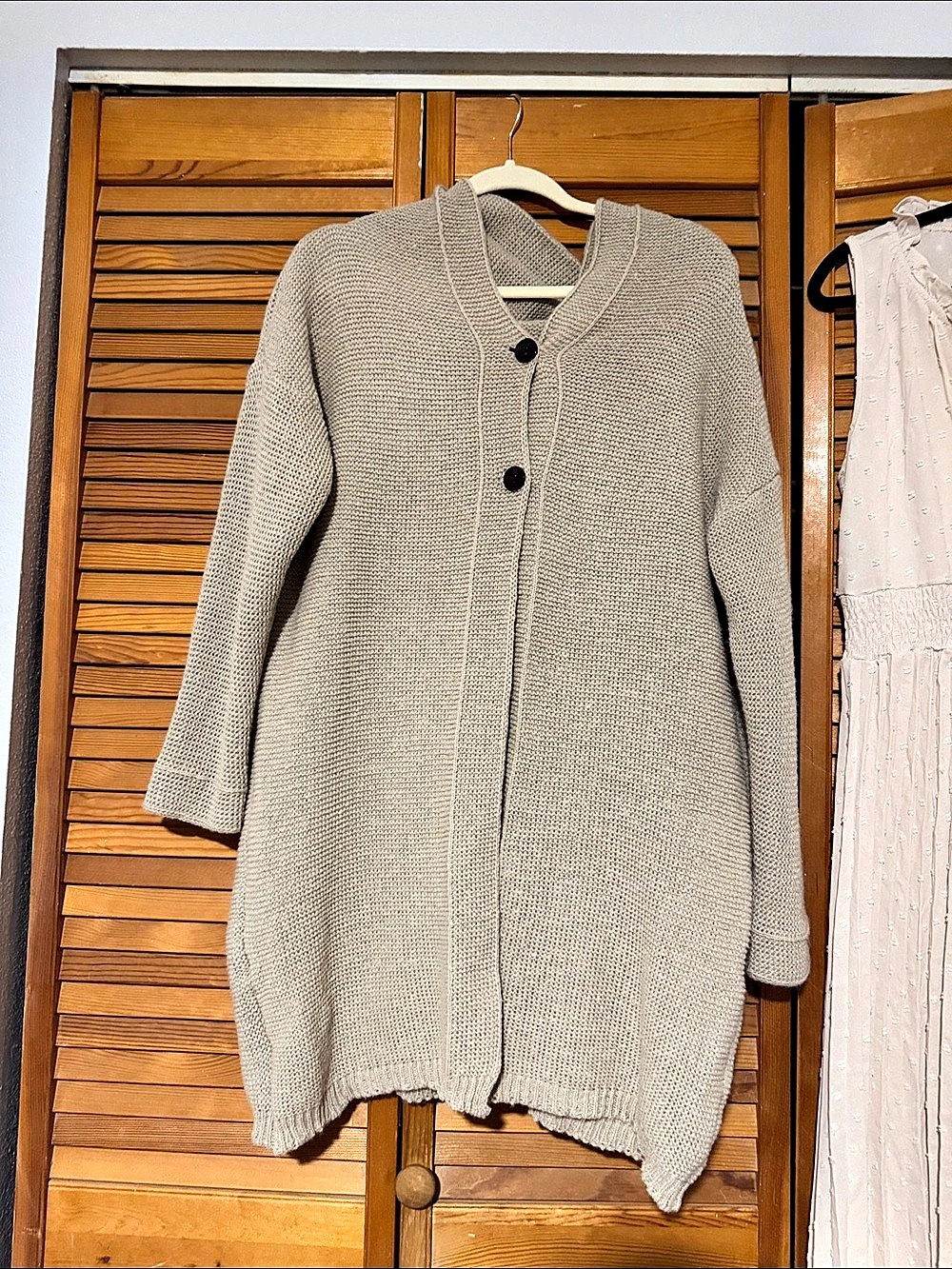Gray Cowl Neck Sweater